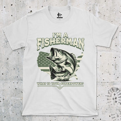 Fisherman Superpower Tee White T-Shirt