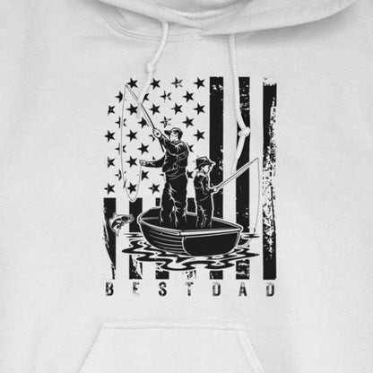 White, Best Dad Hoodie – fish-room