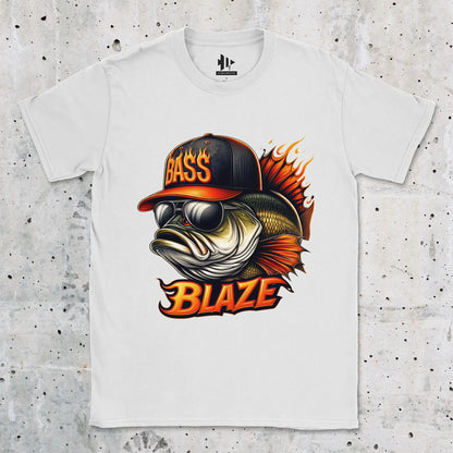 White, Bass Blaze Tee – fish-room