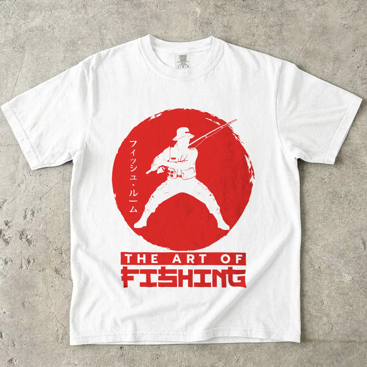 White, The Art Of Fishing Tee – fish-room