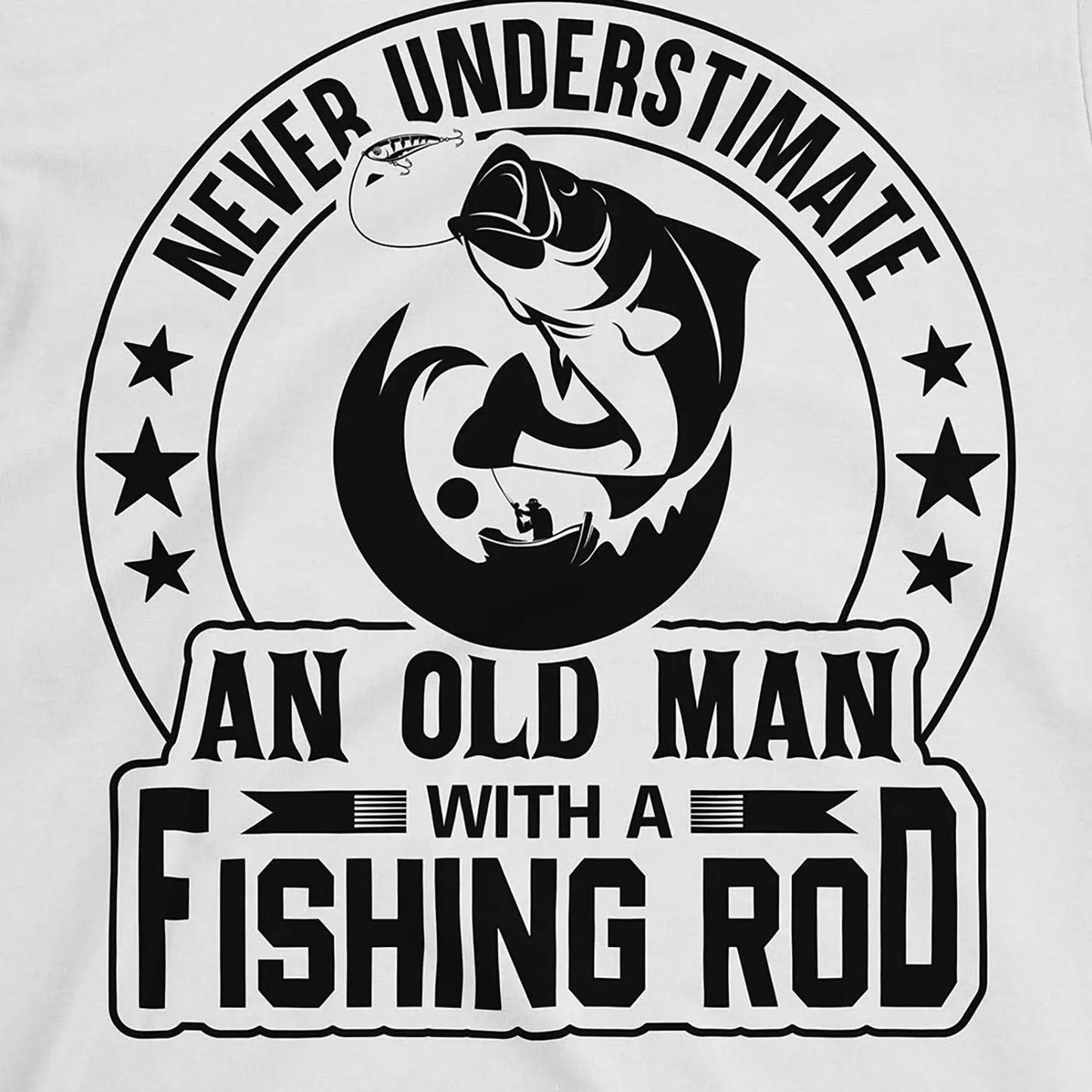 White, Old Man Tee – fish-room