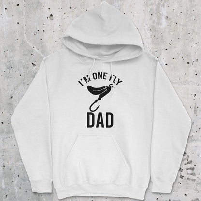 White, I'm One Fly Dad Hoodie – fish-room