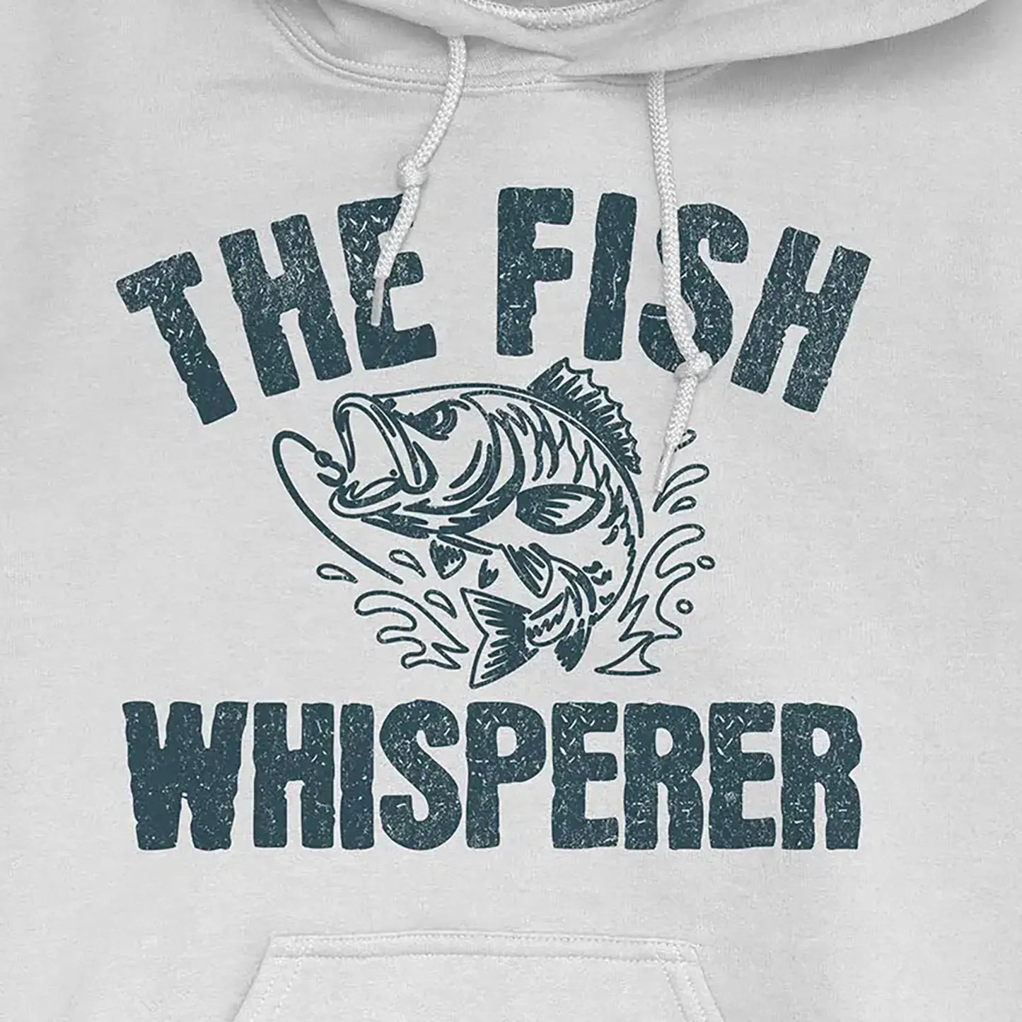 White, The Fish Whisperer Hoodie – fish-room