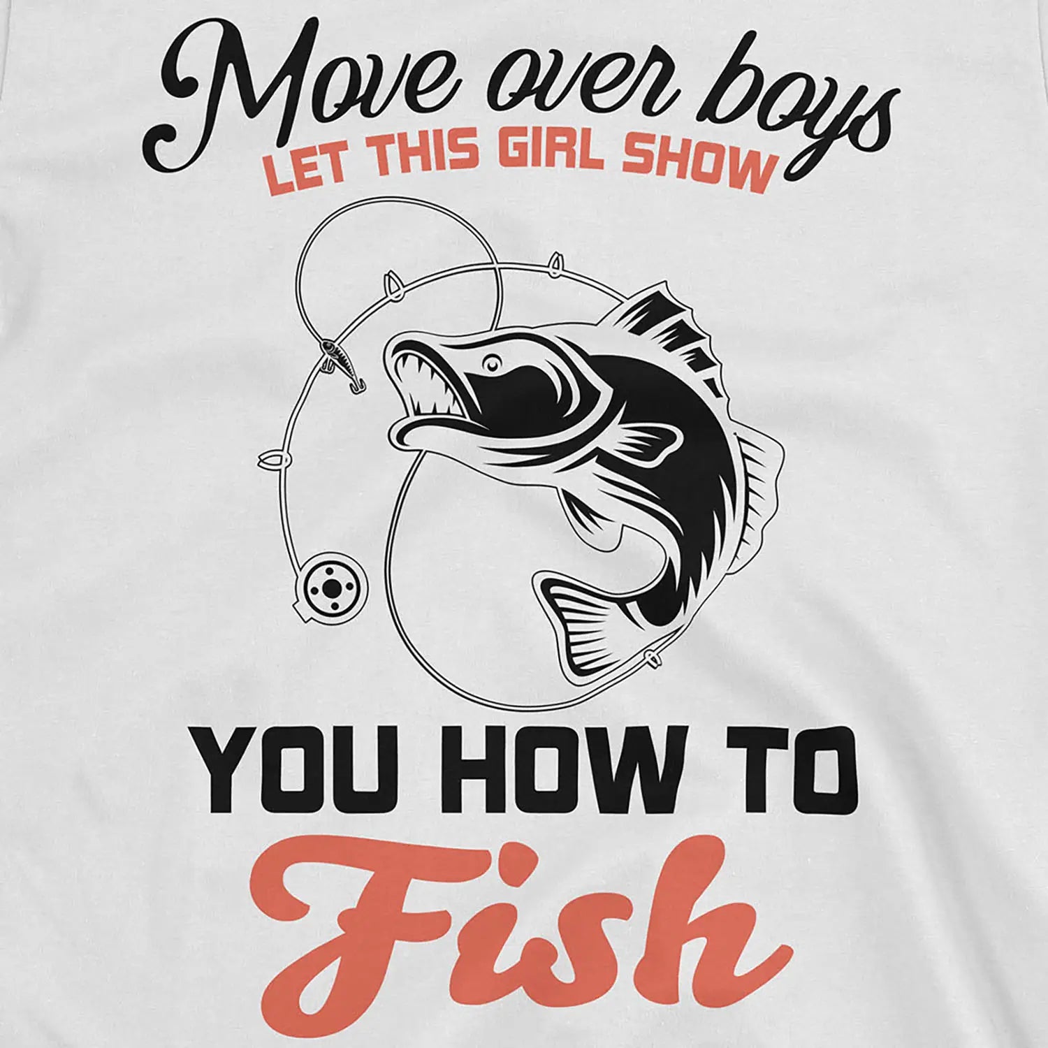 Move Over Boys Tee White T-Shirt