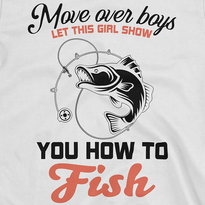 Move Over Boys Tee White T-Shirt