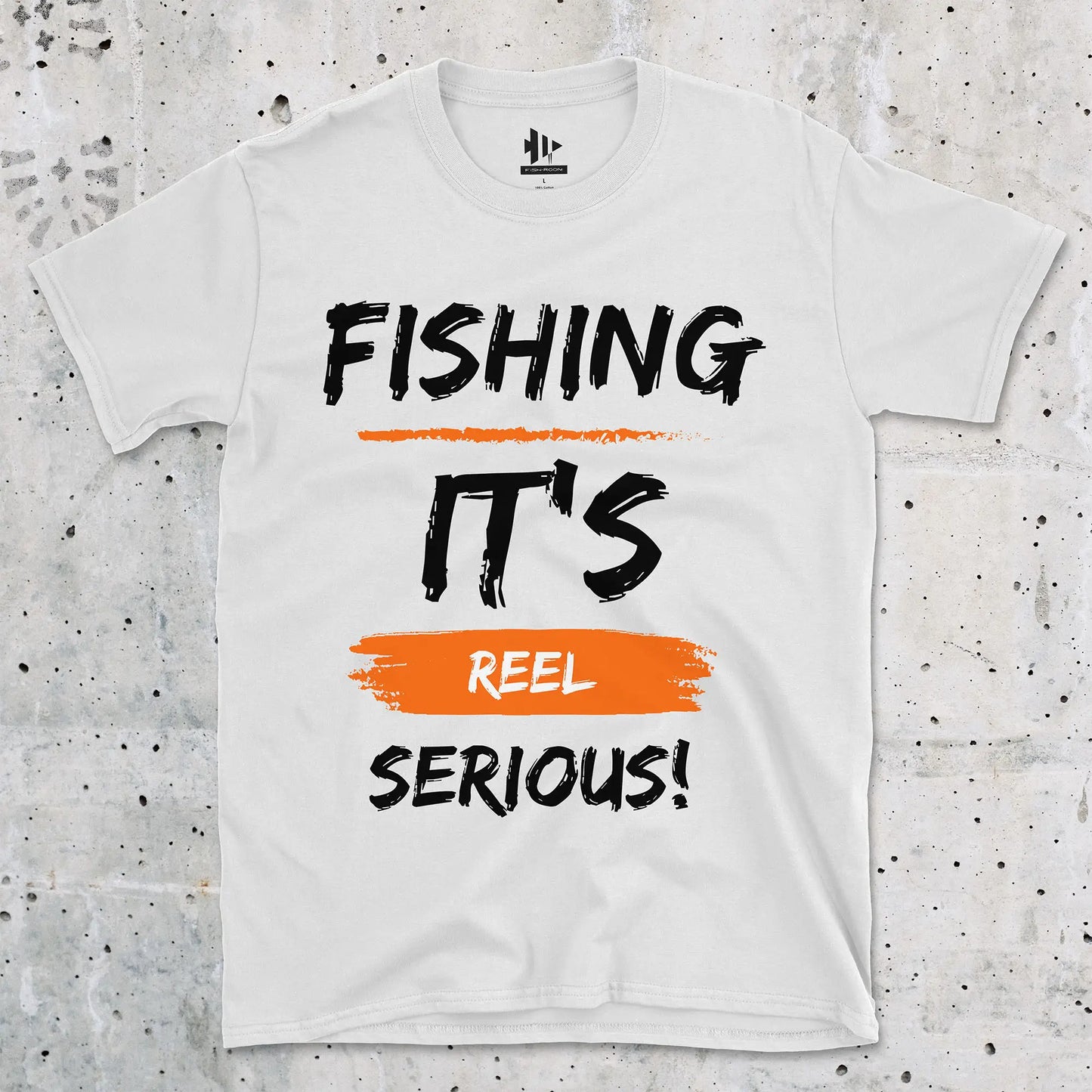 White, Fishing, it's reel serious! Tee – fish-room