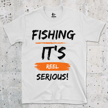 White, Fishing, it's reel serious! Tee – fish-room