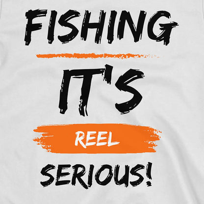 White, Fishing, it's reel serious! Tee – fish-room