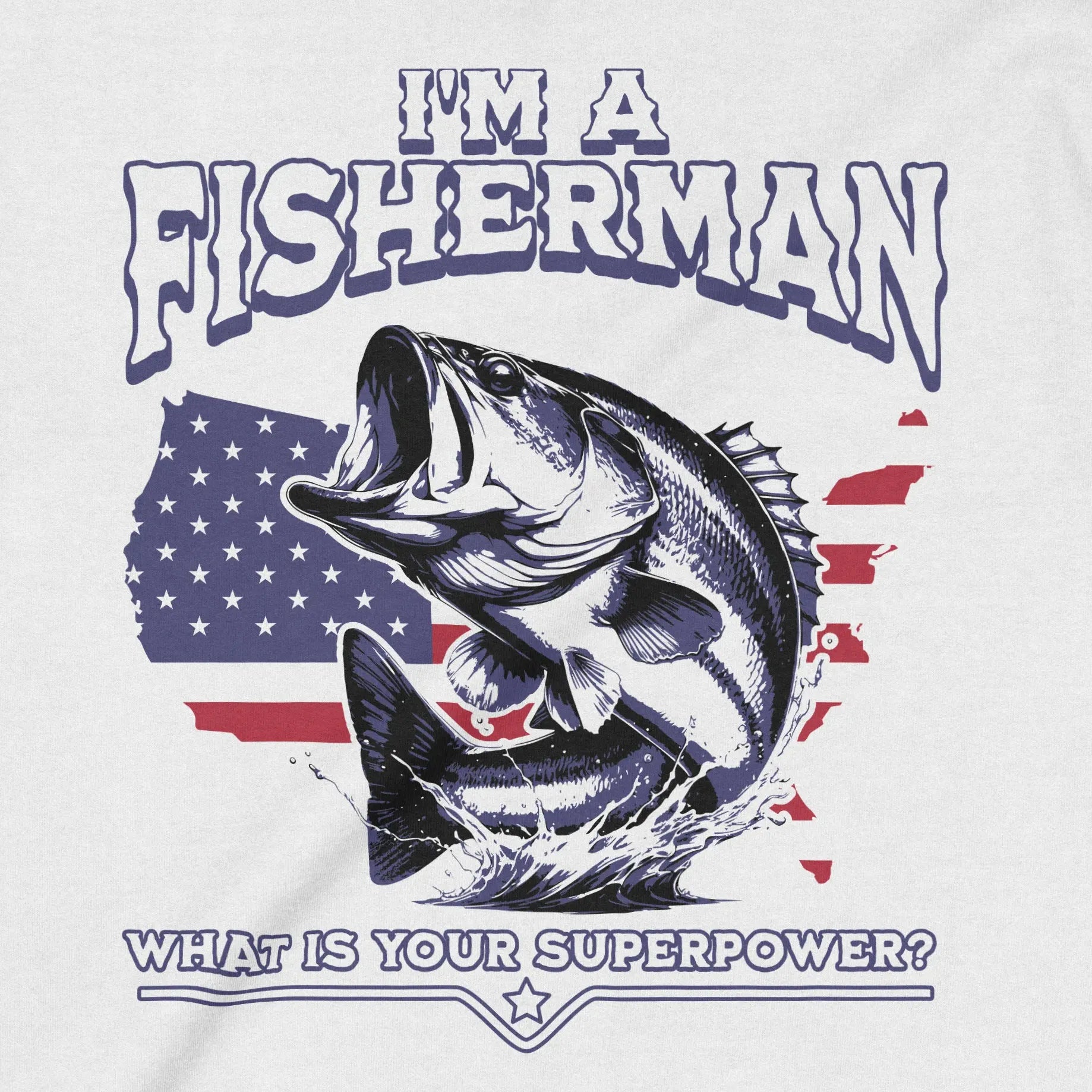 White, Fisherman Superpower Sweatshirt – fish-room
