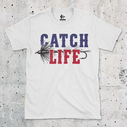 White, Catch Life Tee – fish-room