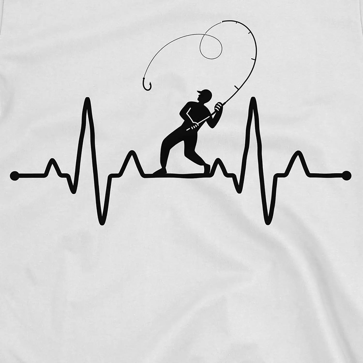 White, Fisherman's Heart Line Tee – fish-room