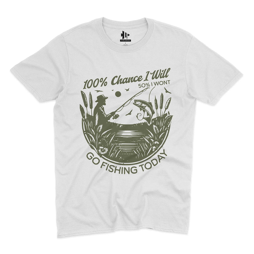 100% Fishing Day Tee