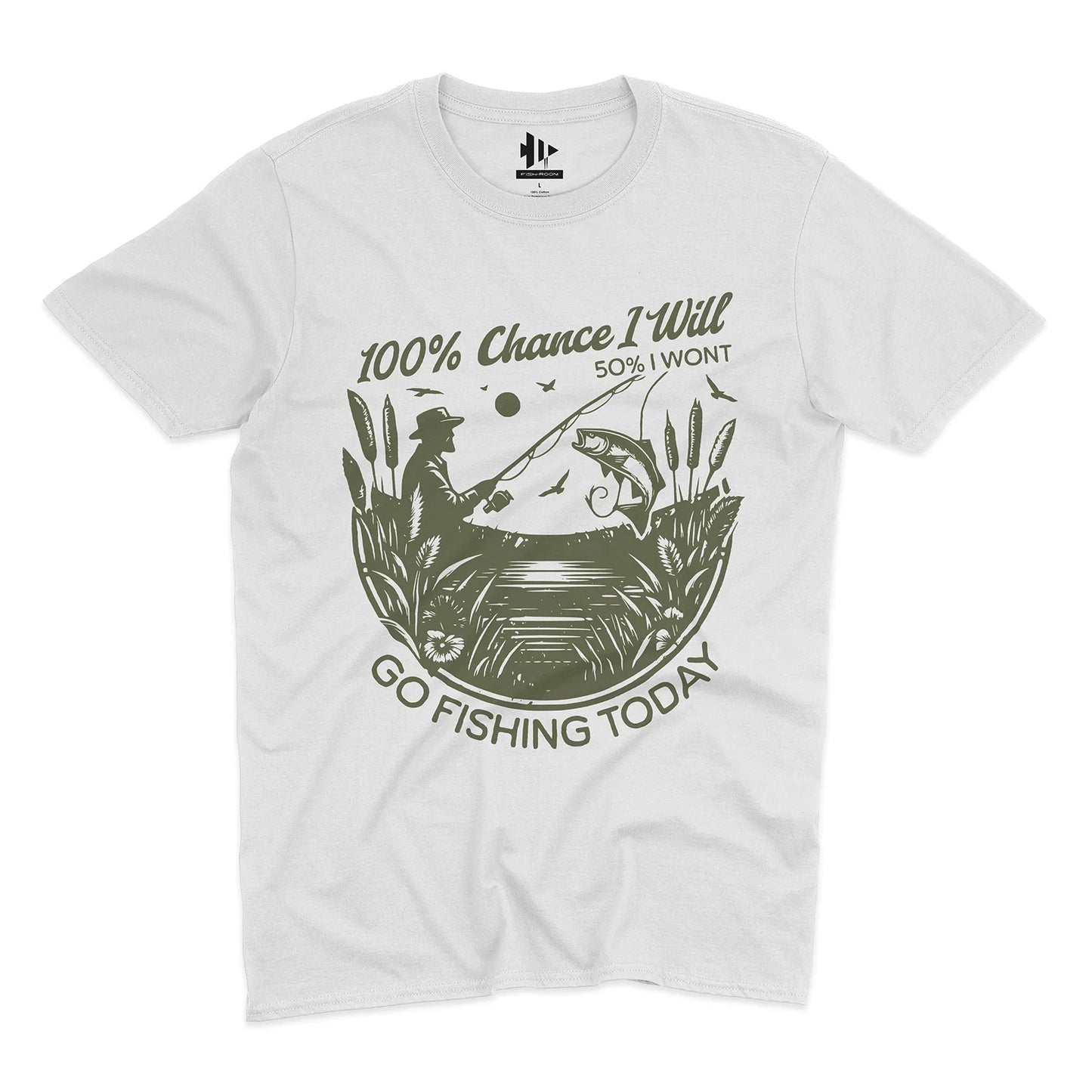 100% Fishing Day Tee
