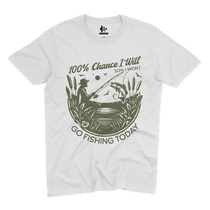 100% Fishing Day Tee