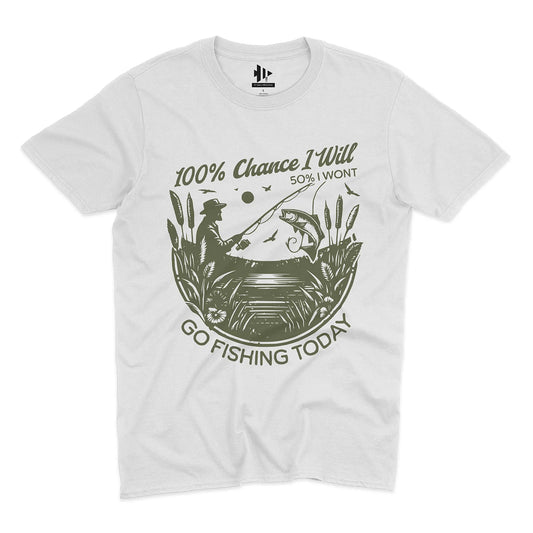 100% Fishing Day Tee