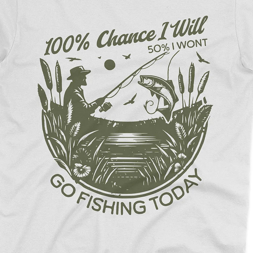 100% Fishing Day Tee