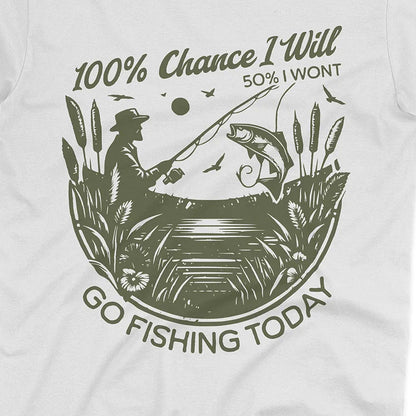 100% Fishing Day Tee