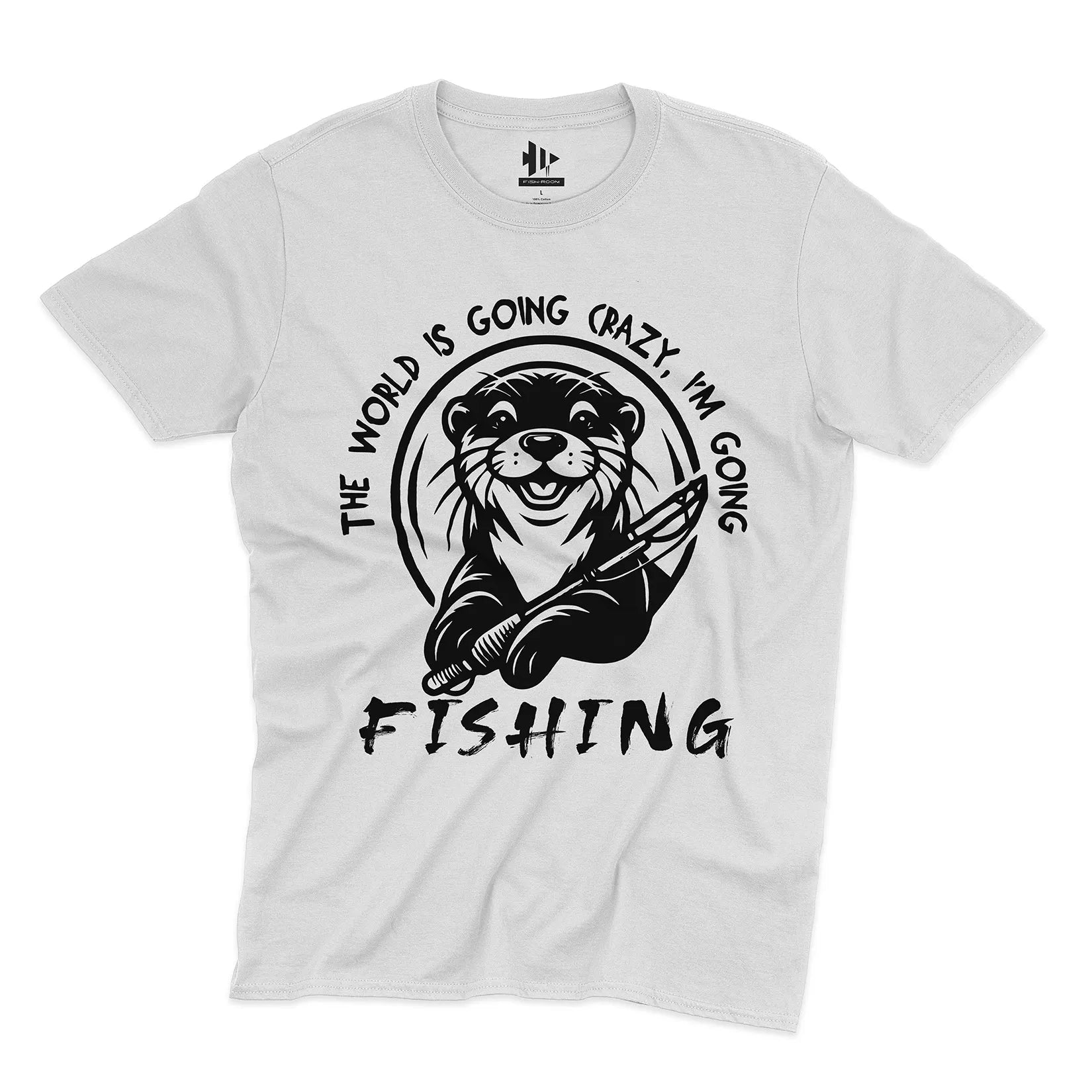 The World is Going Crazy, I'm Going Fishing Tee