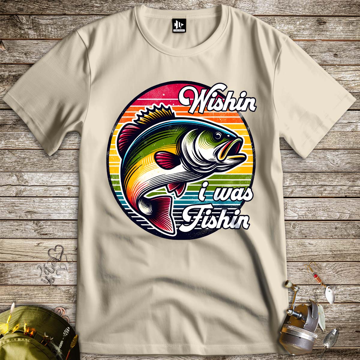 Wishin' I was Fishin' Tee - FISH - ROOM LLC