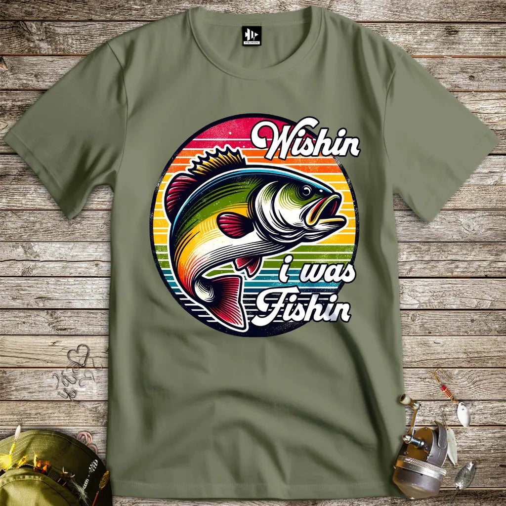 Wishin' I was Fishin' Tee - FISH - ROOM LLC