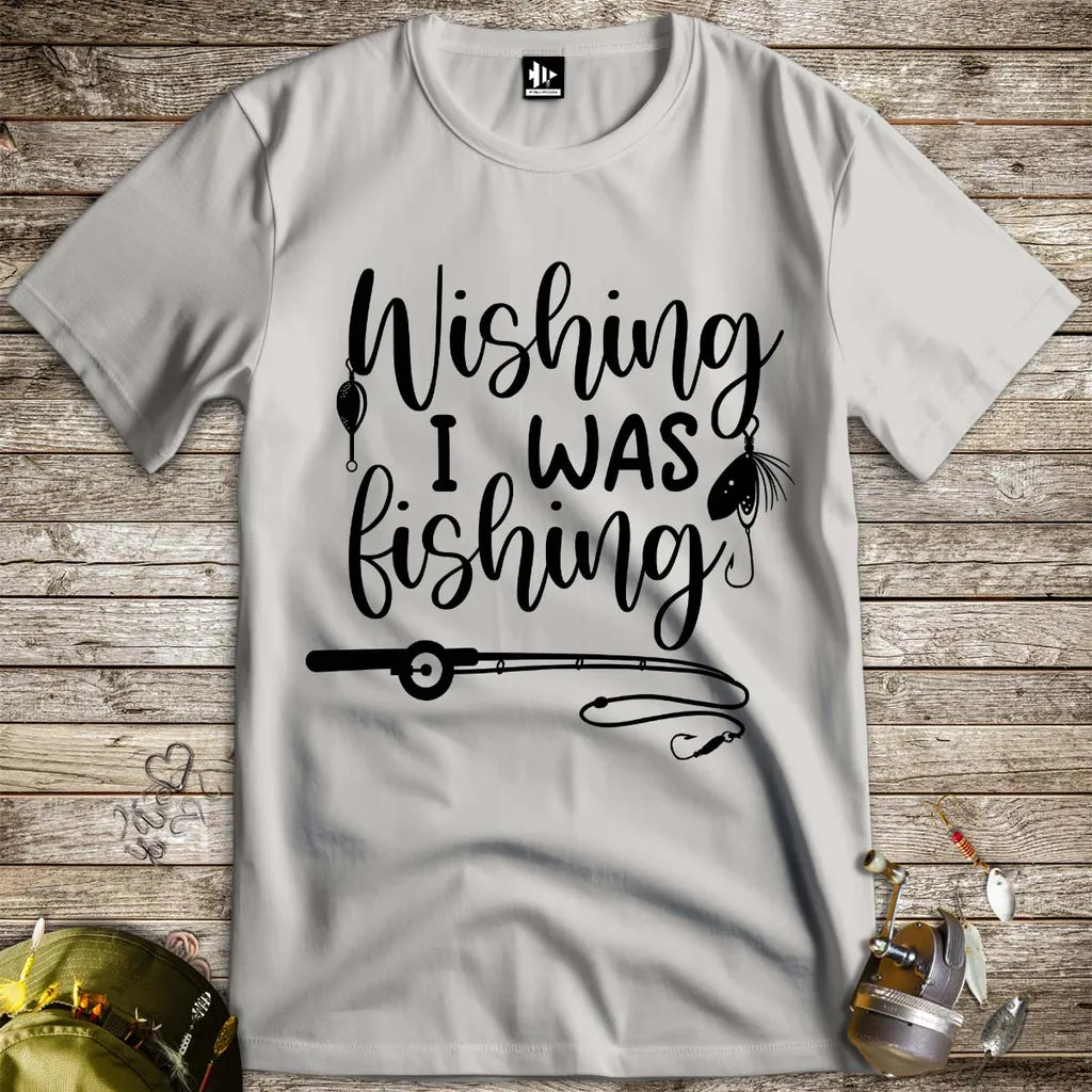Wishing I was Fishing Tee - FISH - ROOM LLC