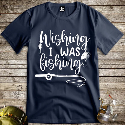 Wishing I was Fishing Tee - FISH - ROOM LLC
