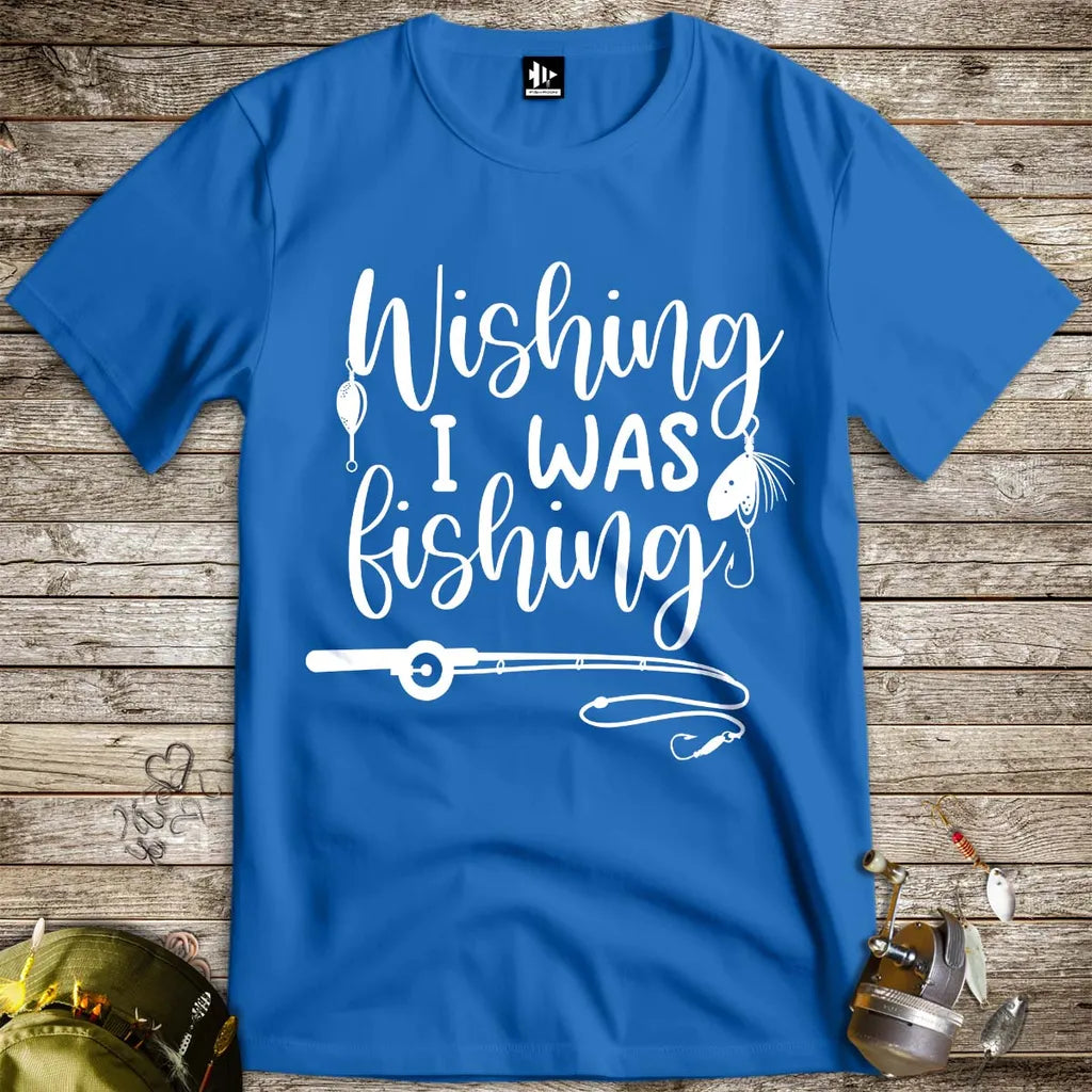Wishing I was Fishing Tee - FISH - ROOM LLC