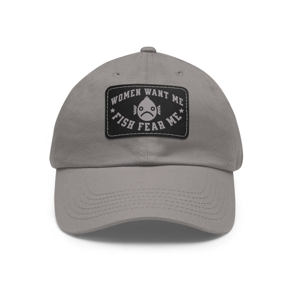 Women Want Me Fish Fear Me Dad Hat - FISH - ROOM LLC