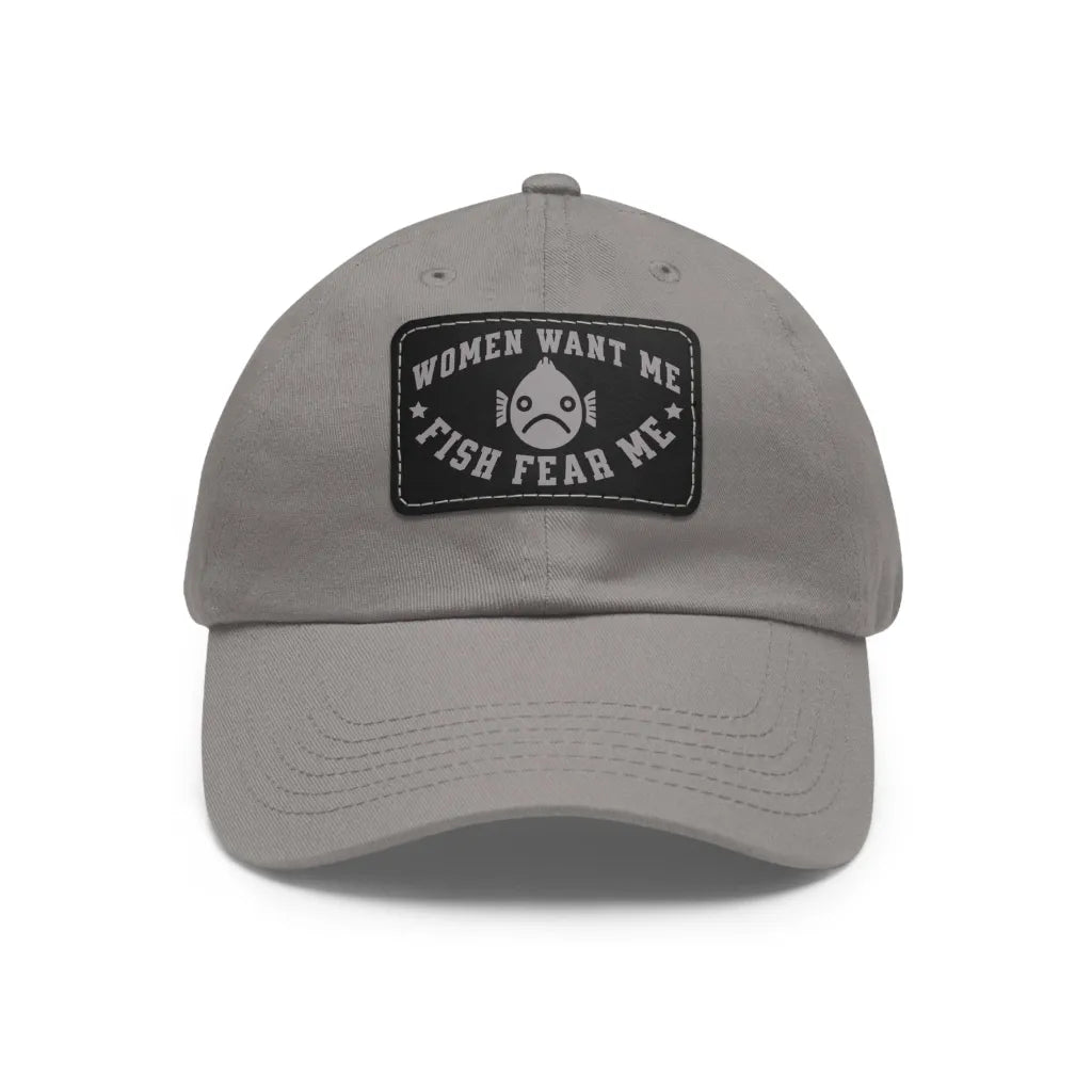 Women Want Me Fish Fear Me Dad Hat - FISH - ROOM LLC