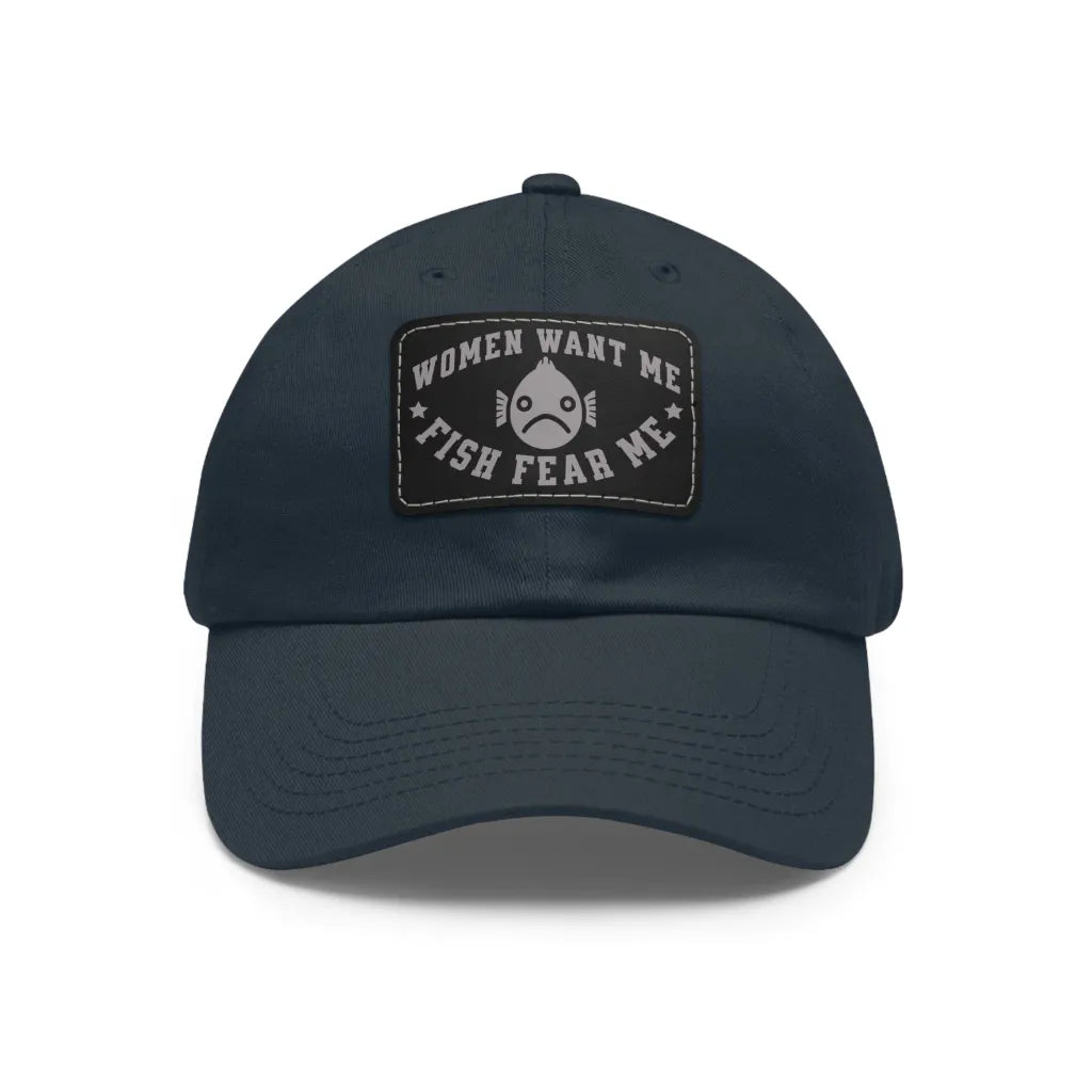 Women Want Me Fish Fear Me Dad Hat - FISH - ROOM LLC