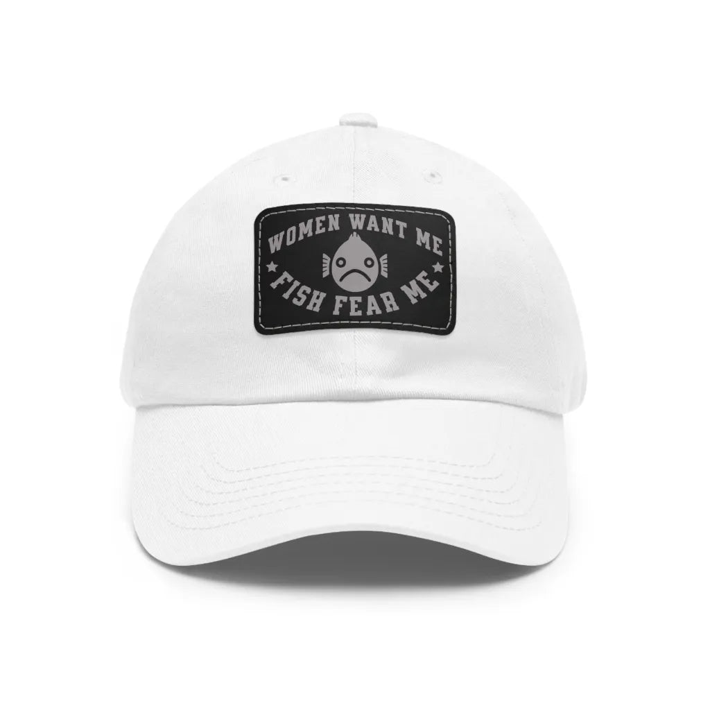 Women Want Me Fish Fear Me Dad Hat - FISH - ROOM LLC