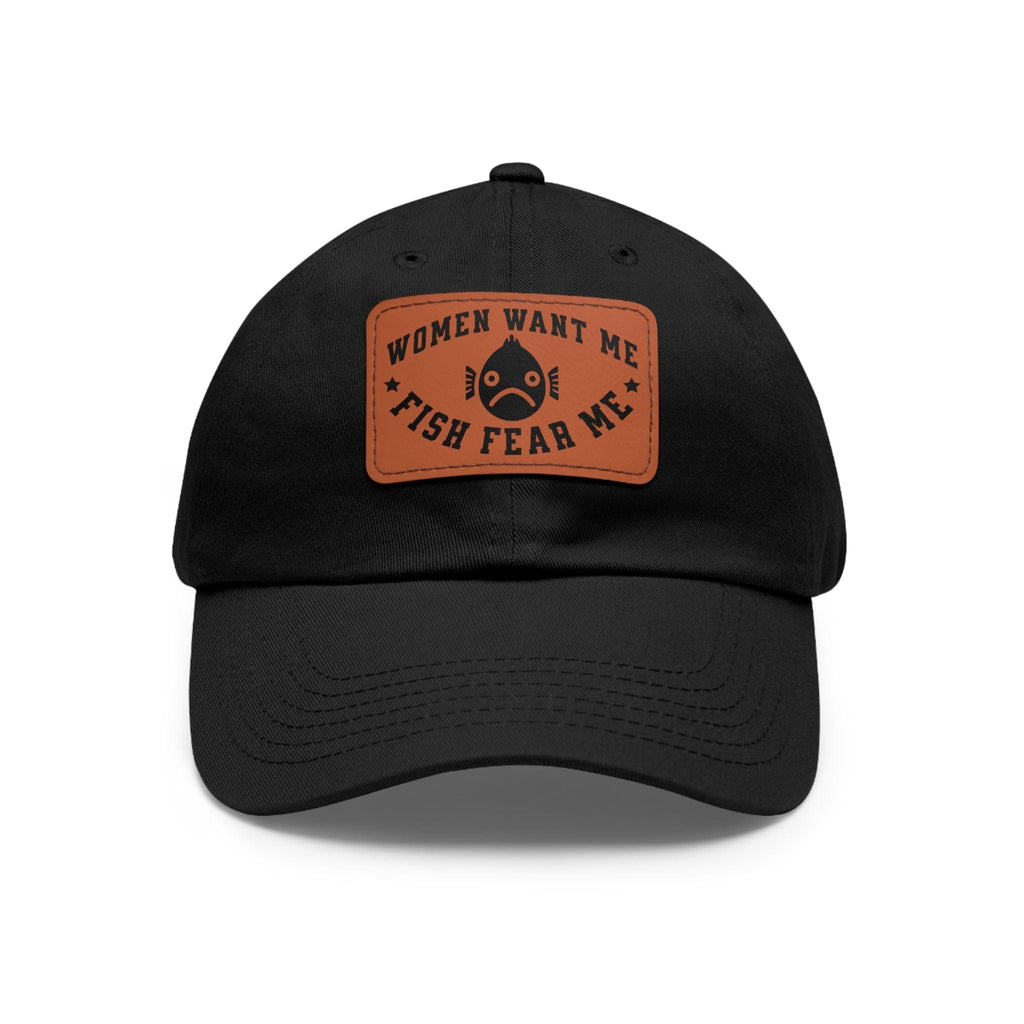 Women Want Me Fish Fear Me Dad Hat - FISH - ROOM LLC