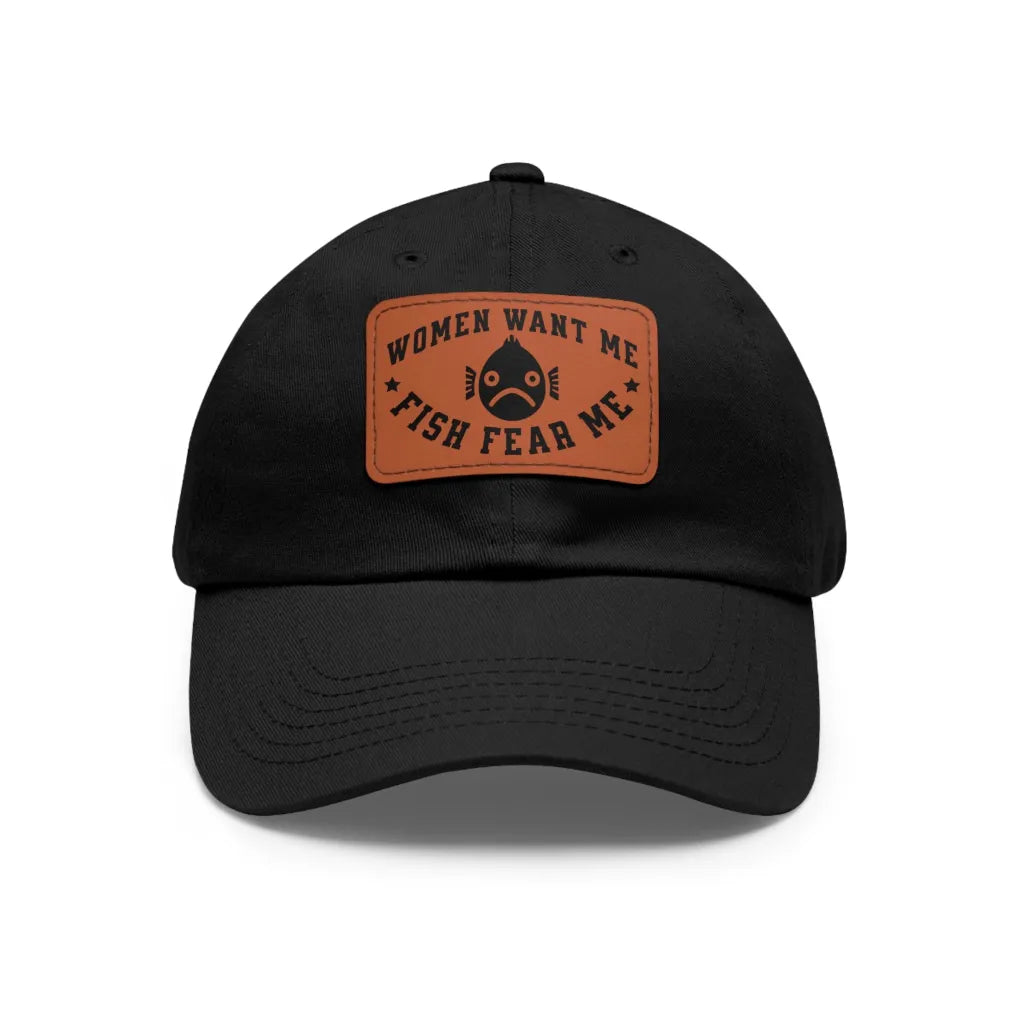 Women Want Me Fish Fear Me Dad Hat - FISH - ROOM LLC