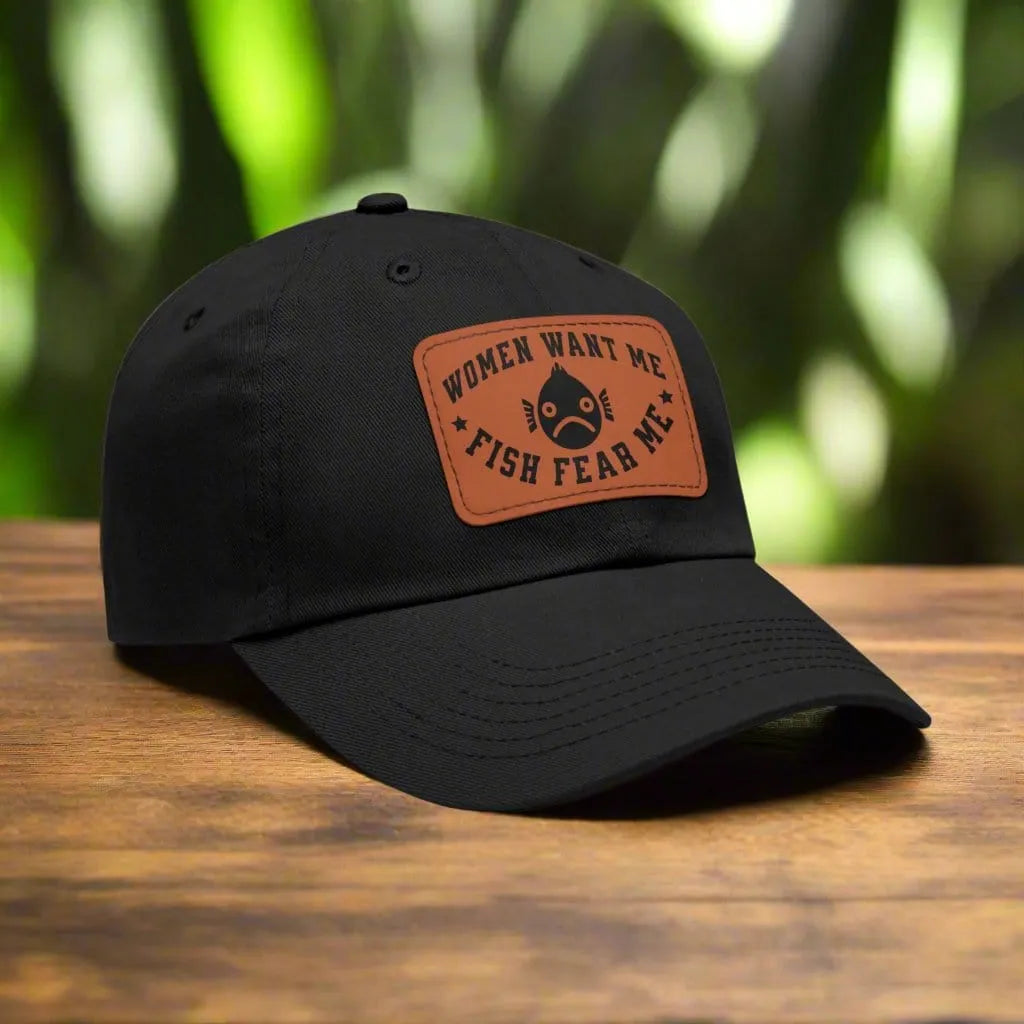 Women Want Me Fish Fear Me Dad Hat - FISH - ROOM LLC