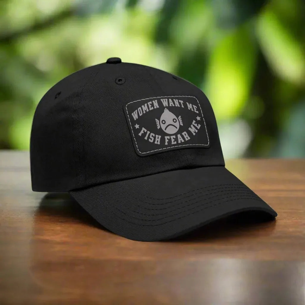 Women Want Me Fish Fear Me Dad Hat - FISH - ROOM LLC