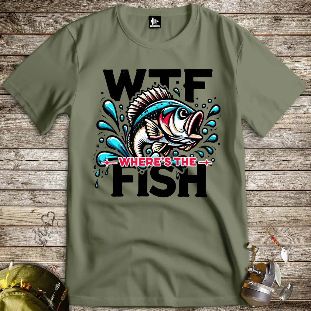 WTF: Where's the Fish? Tee - FISH - ROOM LLC