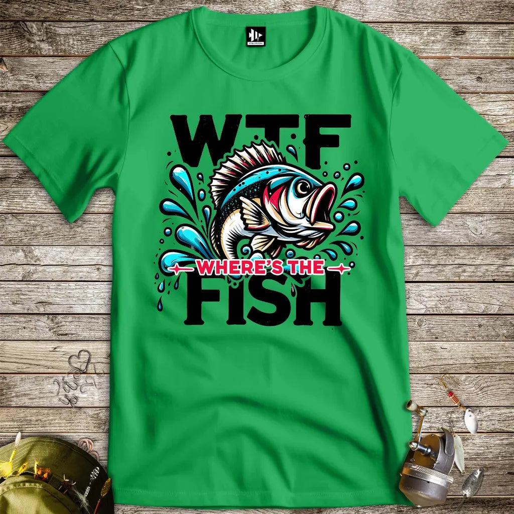 WTF: Where's the Fish? Tee - FISH - ROOM LLC